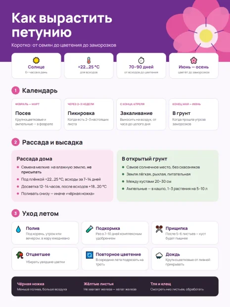 Петуния ампельная Лавина Розовая F1 семена