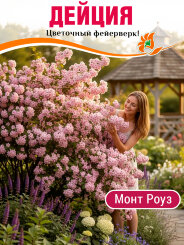 Дейция Монт Роуз (гибридная)