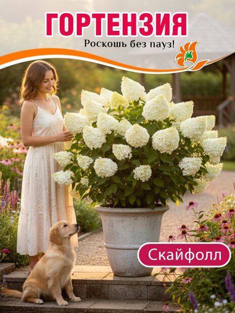 Гортензия Скайфолл (метельчатая)  саженцы 